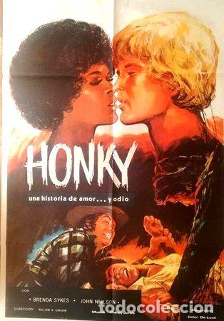 M&eacute;dailles th&eacute;matiques: antiguo afiche poster original de cine honky