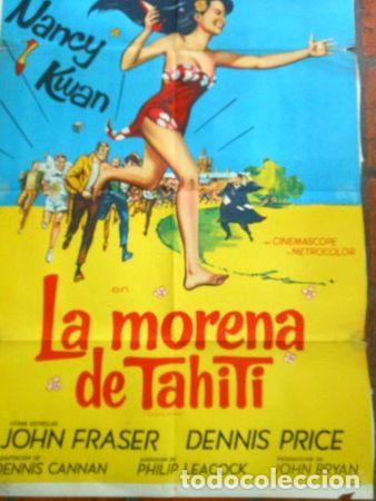 M&eacute;dailles th&eacute;matiques: afiche de pelicula la morena de tahiti