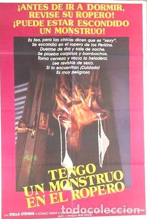 M&eacute;dailles th&eacute;matiques: antiguo afiche original d cine tengo un monstruo en el rope