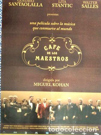 M&eacute;dailles th&eacute;matiques: afiche cafe de los maestros santaolalla original cine