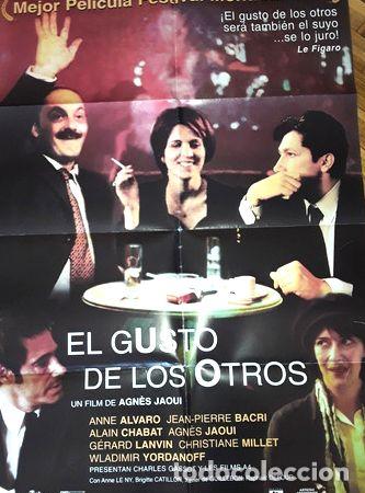 M&eacute;dailles th&eacute;matiques: afiche cine el gusto de los otros agnes jaqui cine frances