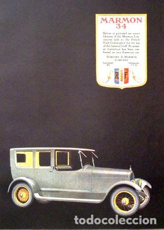 Thematische Medaillen: poster marmon 34 1919 y poster chalmers 1919