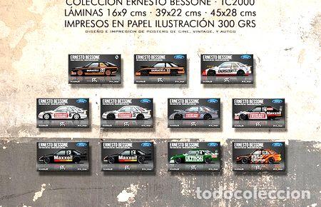 Thematische Medaillen: mini laminas ernesto bessone tc2000 ford sierra 16x9 cm
