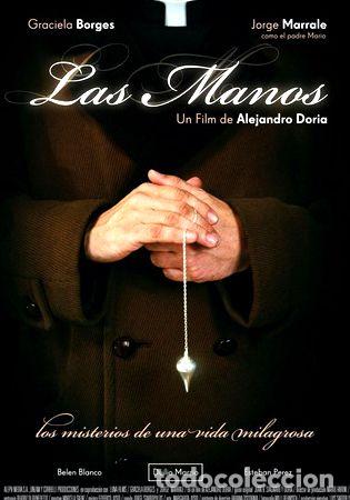 Thematische Medaillen: poster de cine pelicula las manos alejandro doria 100x70 cm
