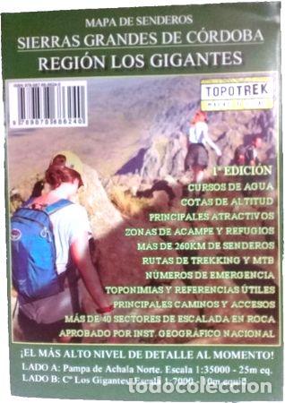 Thematische Medaillen: mapa senderos region los gigantes 1 edicion topotrek