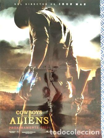 Medalhas tem&aacute;ticas: afiche original cowboy alien original cine