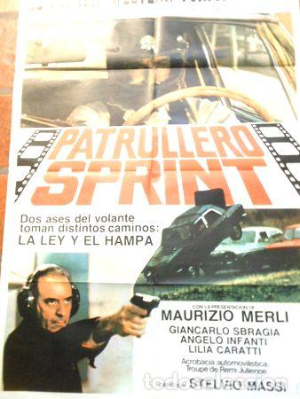 Medallas tem&aacute;ticas: afiche de cine patrullero sprint cod 275 - Foto 1