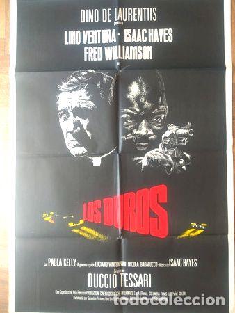 Medalhas tem&aacute;ticas: antiguo afiche poster original de cine los duros