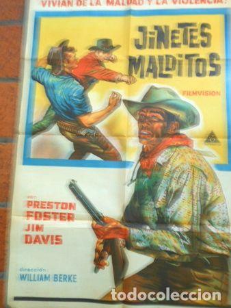 Medalhas tem&aacute;ticas: afiche de cine jinetes malditos n70