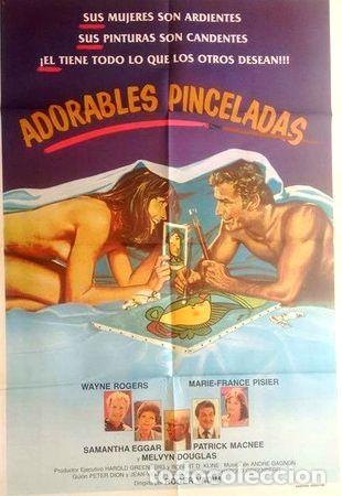 Thematische Medaillen: antiguo afiche poster original de cine adorables pinceladas