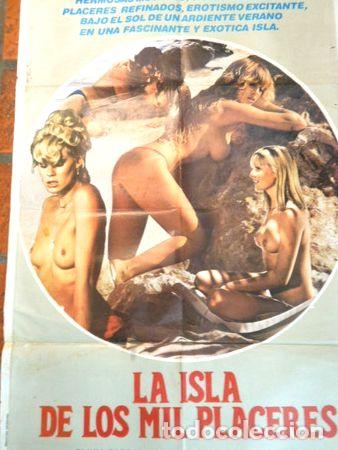 Medallas tem&aacute;ticas: afiche de cine la isla de los mil placeres cod 123 - Foto 1