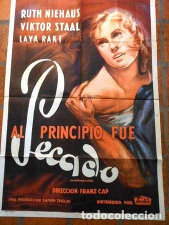 Thematische Medaillen: afiche de cine el principio fue el pecado cod 210