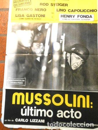 Medallas tem&aacute;ticas: afiche de cine mussolini cod 207 - Foto 1