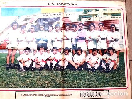 Medaglie tematiche: poster la prensa equipo huracan 1971 con historia
