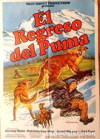 Medaglie tematiche: antiguo afiche poster original cine el regreso del puma