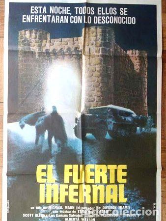 Medaglie tematiche: antiguo afiche poster original de cine el fuerte infernal