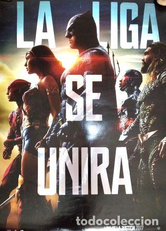 M&eacute;dailles th&eacute;matiques: afiche original liga de la justicia cine
