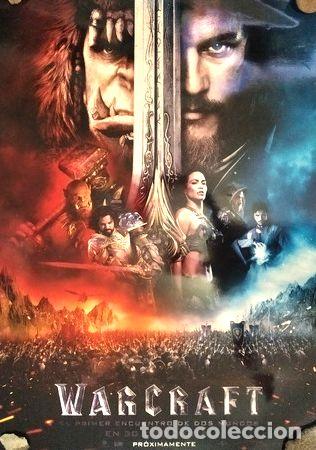 Medallas tem&aacute;ticas: afiche warcraft original cine pelicula - Foto 1