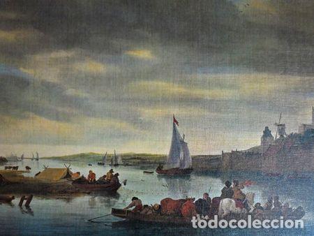 Medallas tem&aacute;ticas: reproduccion italianapaisage devant nimegue ruysdael40x50