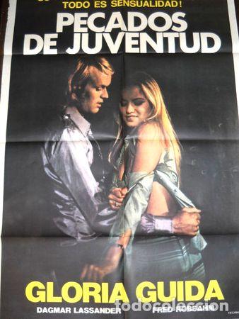 M&eacute;dailles th&eacute;matiques: afiche pecados de juventud gloria guida cine erotico italian