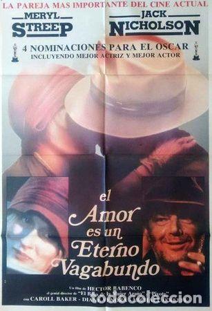 M&eacute;dailles th&eacute;matiques: antiguo afiche original cine el amor es un eterno vagabundo