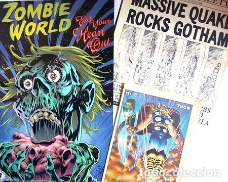 M&eacute;dailles th&eacute;matiques: poster zombie word publicidades marvel 1998 gotham