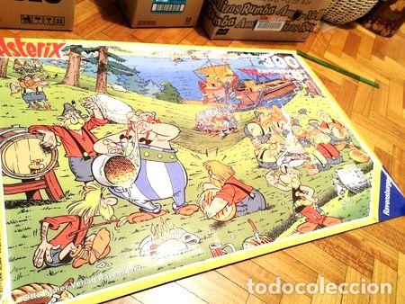M&eacute;dailles th&eacute;matiques: asterix poster en lona vinilica ravensburguer puzzle 90x61cm