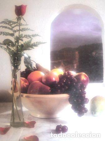 M&eacute;dailles th&eacute;matiques: laminas naturaleza muerta frutas 4 motivos 40x50cm