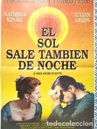 M&eacute;dailles th&eacute;matiques: afiche cine el sol tambien sale de noche paolo taviani