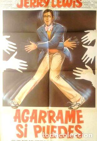 M&eacute;dailles th&eacute;matiques: antiguo afiche poster original de cine agarrame si puedes