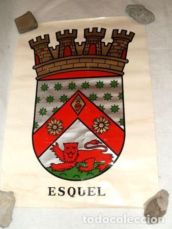 M&eacute;dailles th&eacute;matiques: poster escudo ciudad de esquel 1980 56x40cm zona