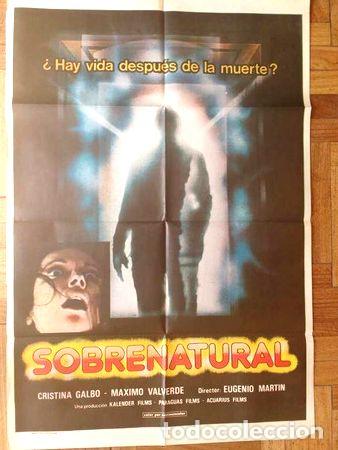 M&eacute;dailles th&eacute;matiques: antiguo afiche poster original d cine sobrenatural