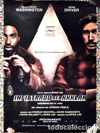 M&eacute;dailles th&eacute;matiques: afiche blackkklansman spike lee original cine