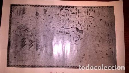 M&eacute;dailles th&eacute;matiques: lamina de mapa universal ano 1503 pesaro reprde c sanz