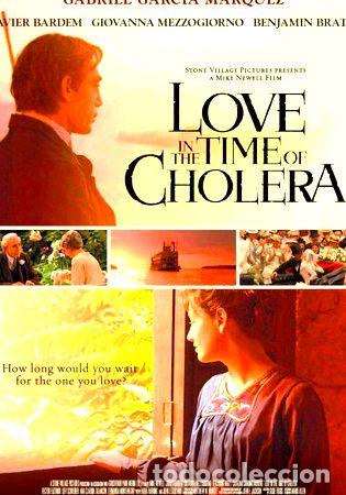 M&eacute;dailles th&eacute;matiques: el amor en los tiempos del colera poster de cine 100x70 cm