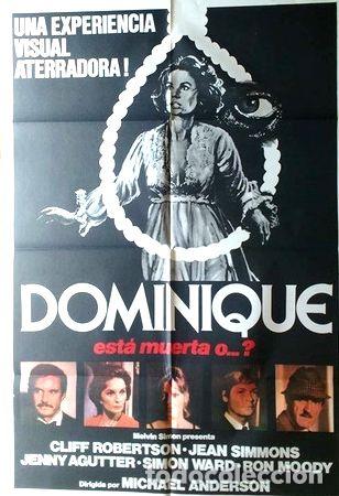 Thematic medals: antiguo afiche poster original de cine dominique