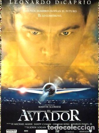 Thematic medals: afiche el aviador martin scorsese original cine
