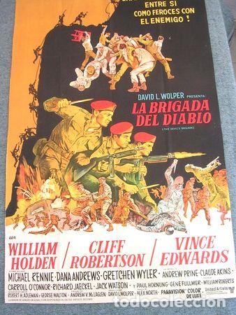 Thematic medals: afiche cine la brigada del diablo 1968 william holden