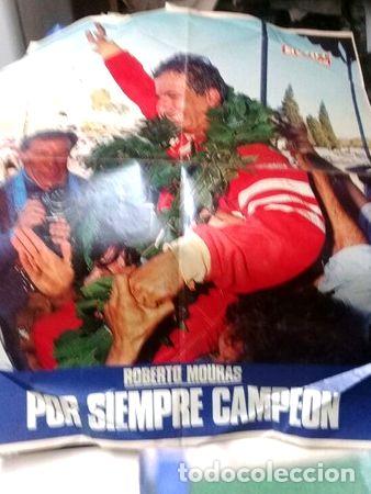 Medallas tem&aacute;ticas: poster roberto mouras por siempre campeon