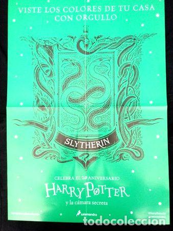 M&eacute;dailles th&eacute;matiques: poster harry potter 20 aniversario casa slytherin