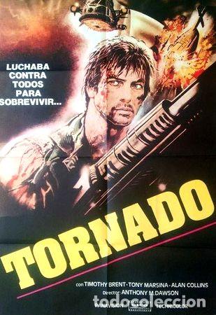 M&eacute;dailles th&eacute;matiques: antiguo afiche poster original d cine tornado