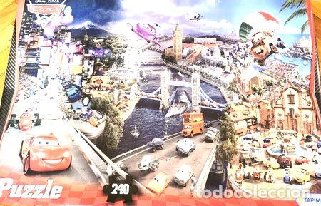 Medalhas tem&aacute;ticas: disney cars 2 poster infantil puzzle lona vinilica 90x62cm