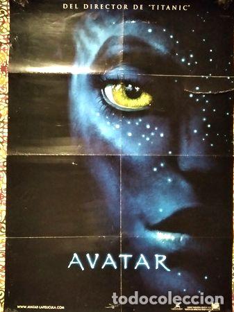 Medalhas tem&aacute;ticas: afiche avatar james cameron original cine