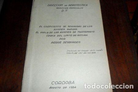 Medalhas tem&aacute;ticas: avion aviacion aeronautica 1934 limite rotura p desbordes