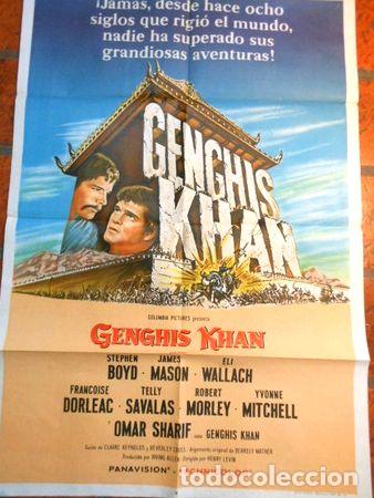 Medalhas tem&aacute;ticas: afiche de cine genghis kann omar sharif