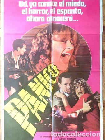 Medalhas tem&aacute;ticas: antiguo afiche poster original de cine panico