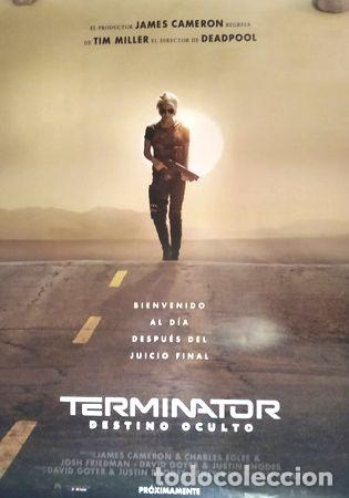 Thematic medals: afiche terminator destino oscuro original cine