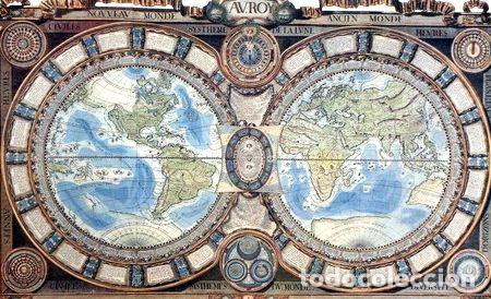 Medalhas tem&aacute;ticas: reproducciones mapas antiguos papel original fedrigotti