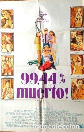 M&eacute;dailles th&eacute;matiques: antiguo afiche original de cine 9944 muerto