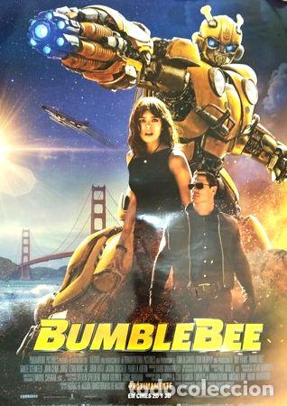 Medallas tem&aacute;ticas: afiche original bumblebee transformers cine - Foto 1